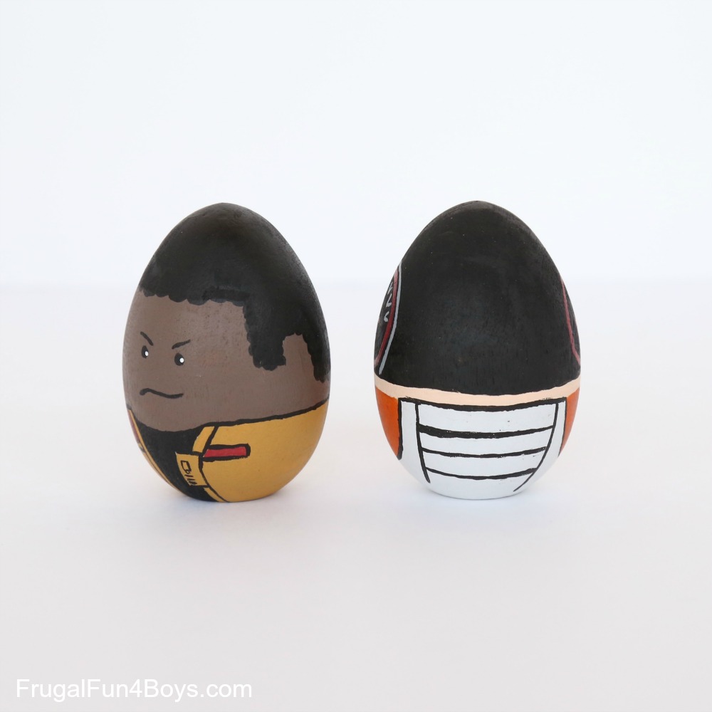 Star Wars Wooden Painted Eggs