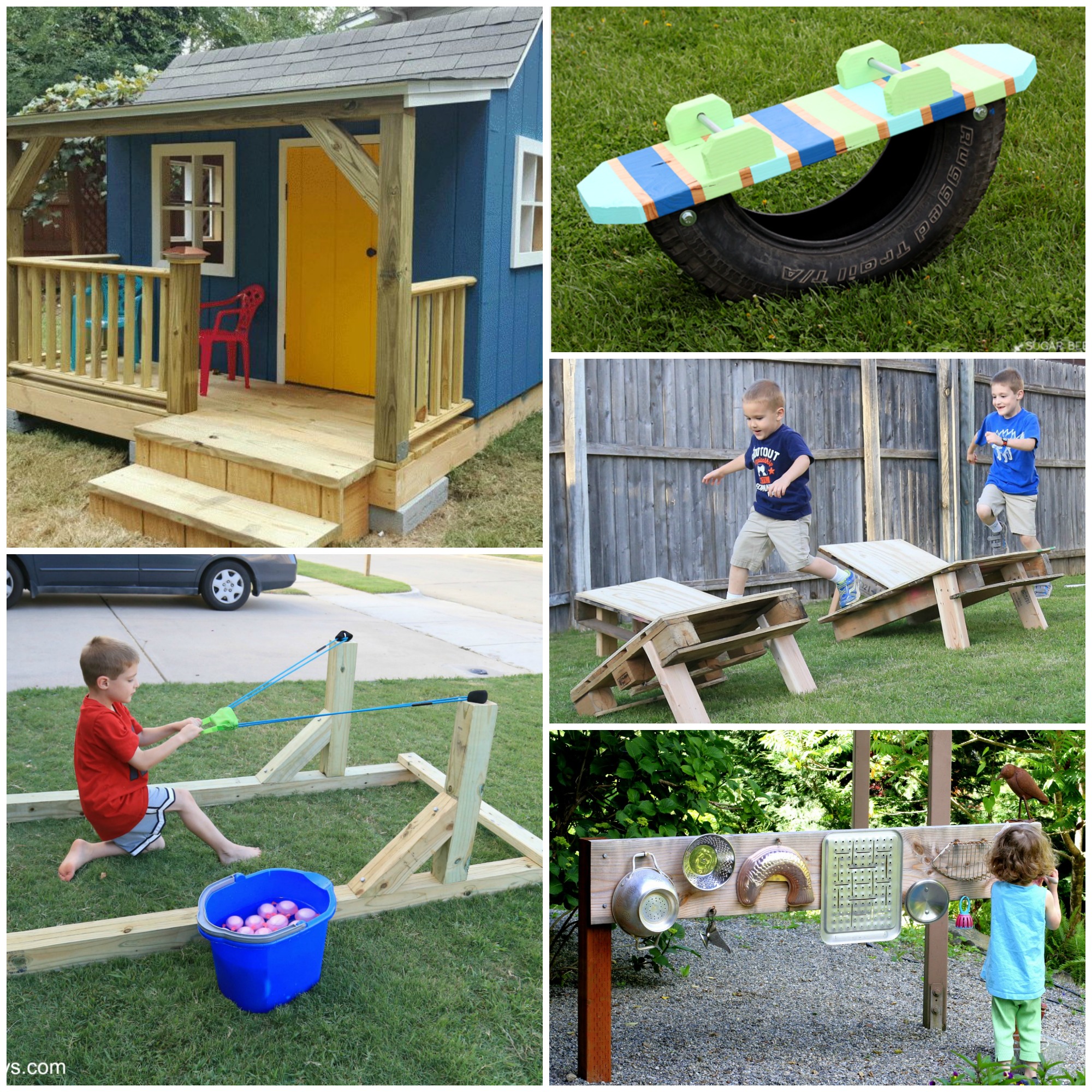 25 Awesome Backyard Play Spaces to Make