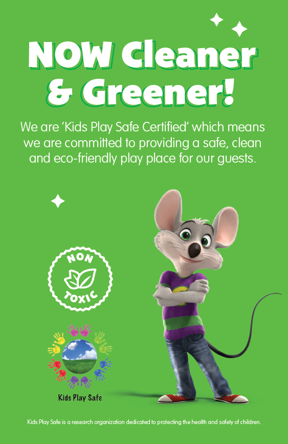 Kids Play Safe at Chuck E. Cheese's!