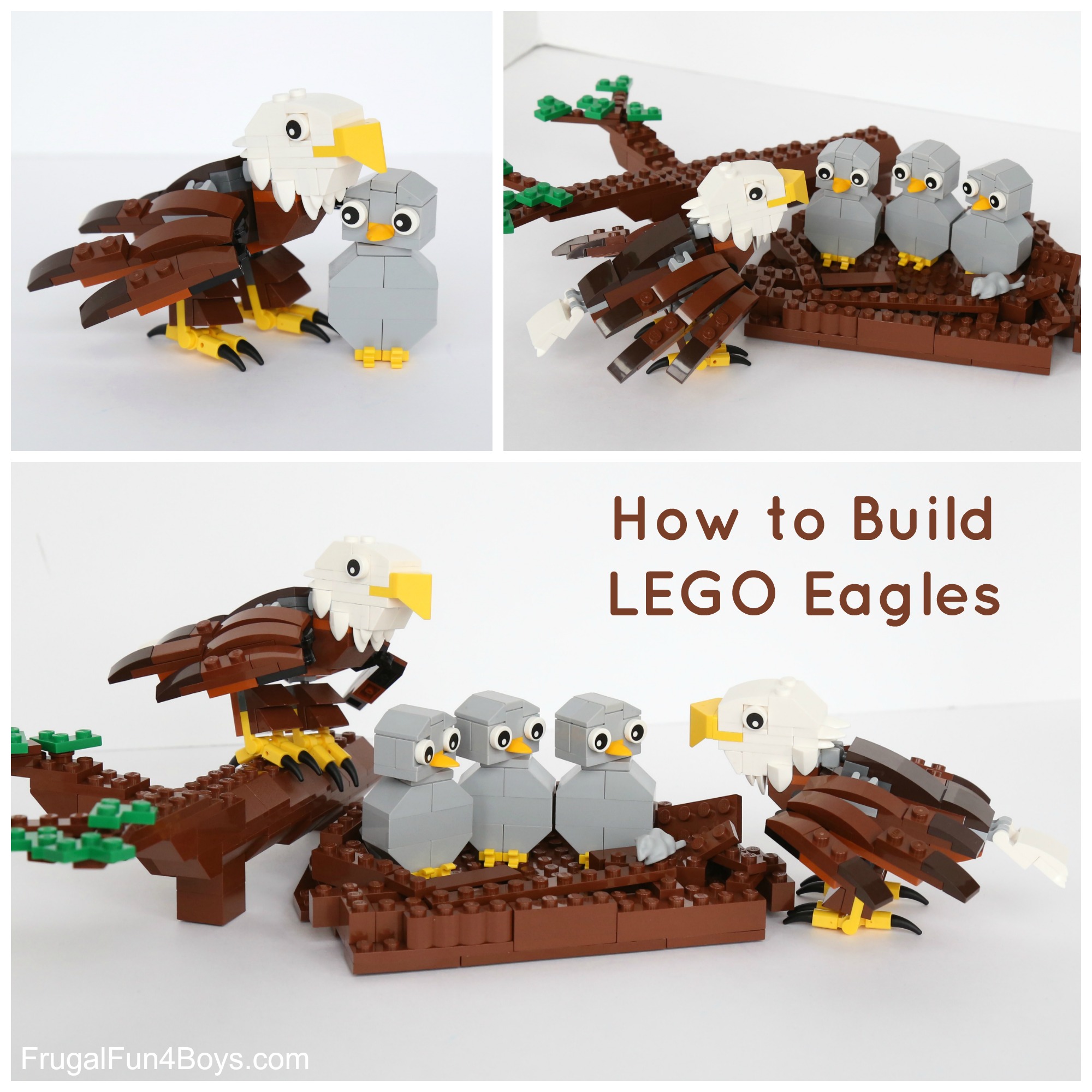 How to Build LEGO Eagles