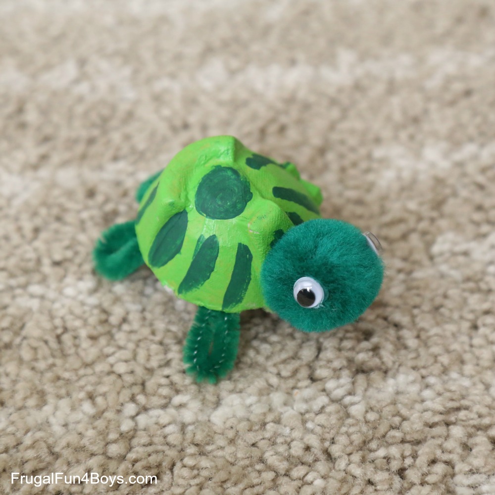 Adorable Egg Carton Turtle Craft (And a Caterpillar and Frog too!) - Frugal  Fun For Boys and Girls