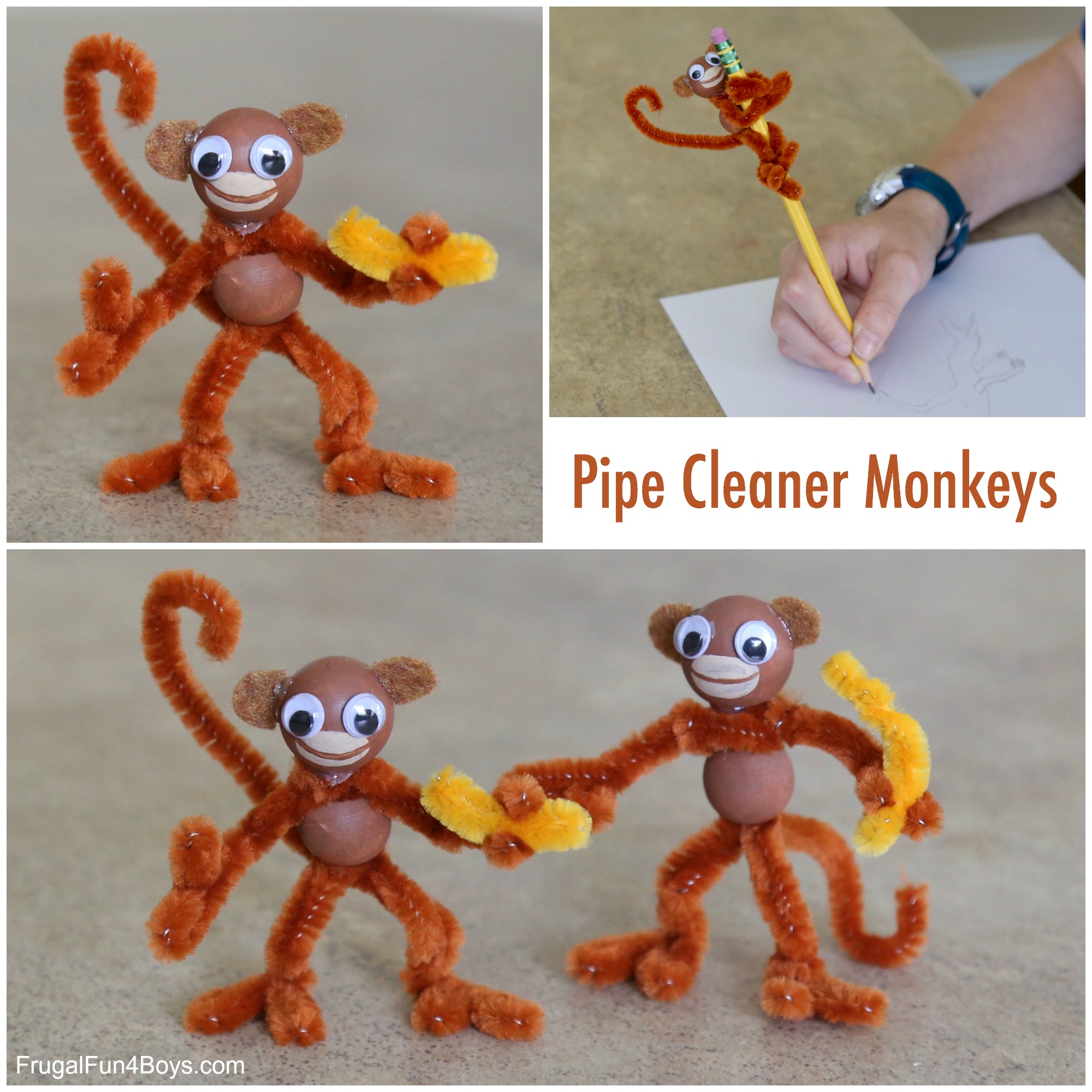 Pipe Cleaner Monkeys