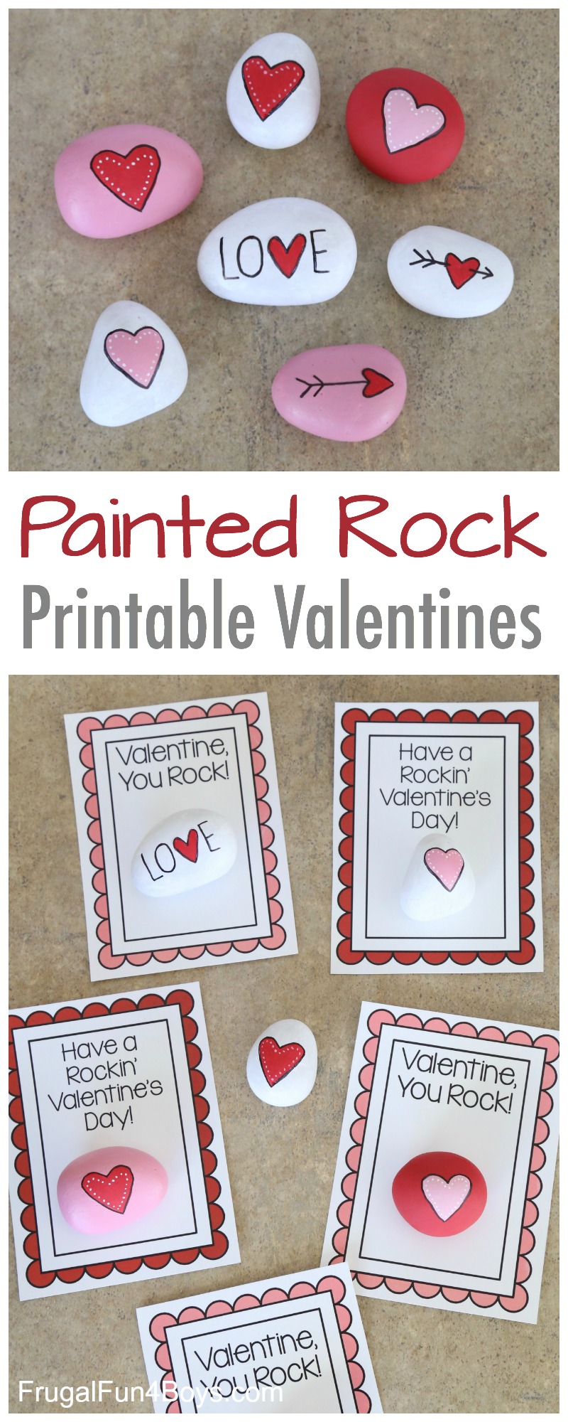 Painted Rock Printable Valentines Frugal Fun For Boys And Girls 333 x 425 jpeg 20 kb. painted rock printable valentines
