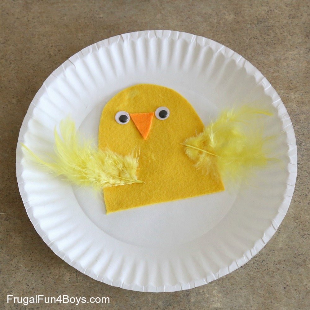 Paper Plate Craft: Hatching Chicks! - Frugal Fun For Boys and Girls