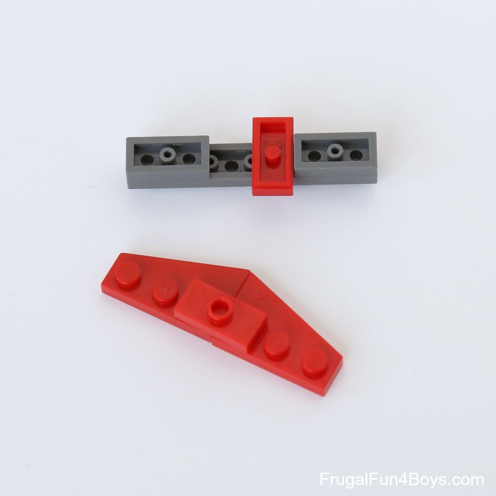 Lego 5 New Reddish Brown Plates 1 x 4 Stud Pieces