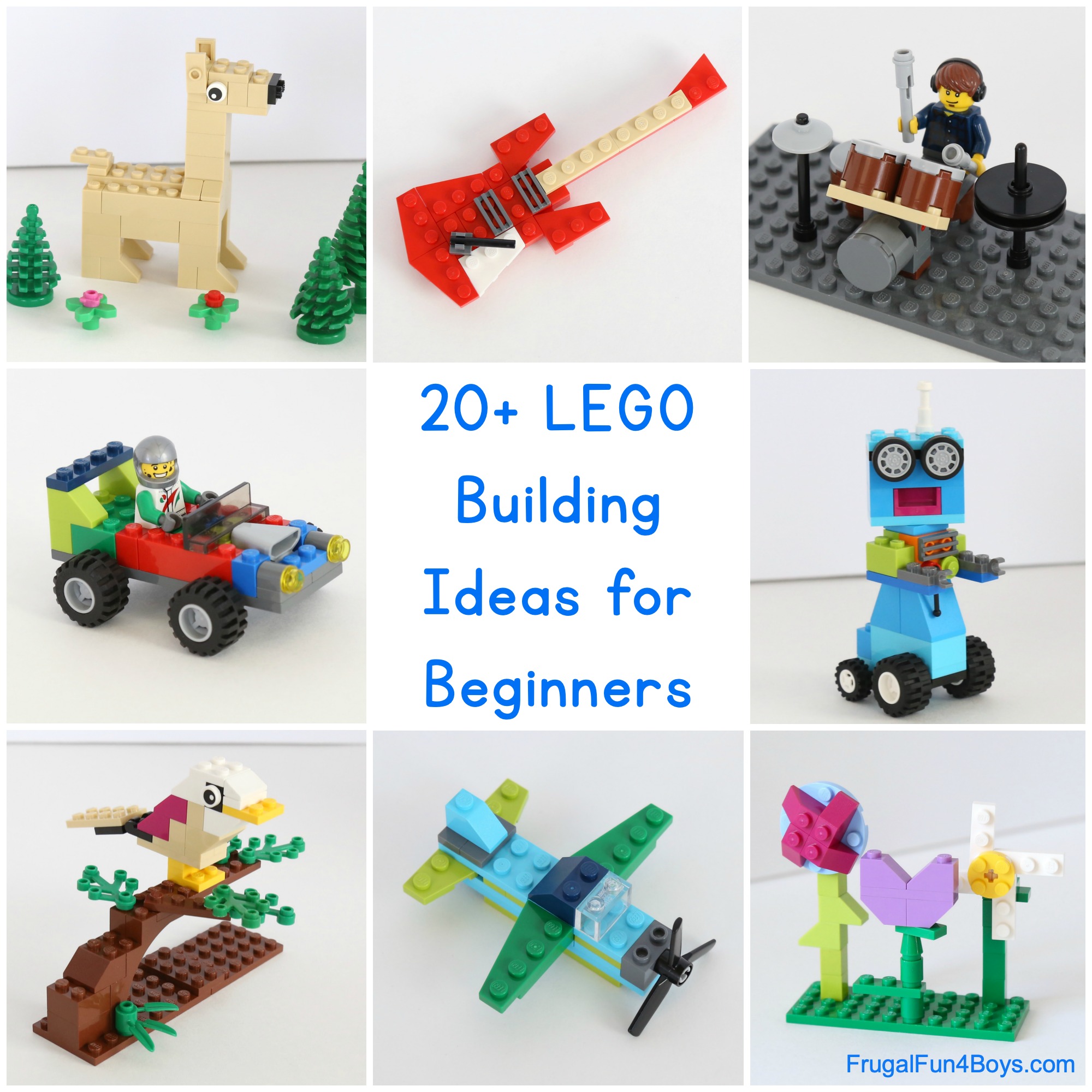 London gryde Direkte 20+ Awesome LEGO Building Ideas for Beginners - Frugal Fun For Boys and  Girls