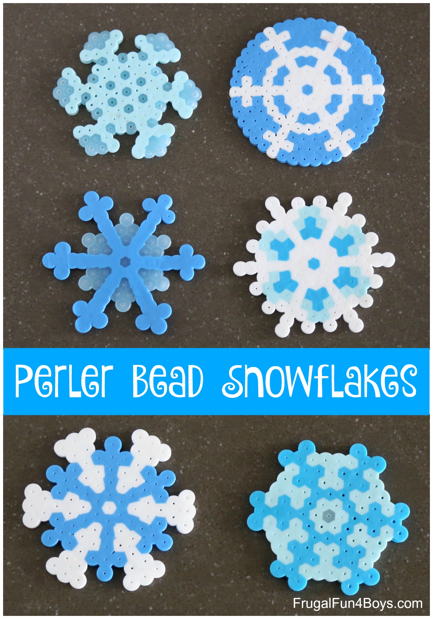 Snowflake Perler Bead Ornaments by AshMoonDesigns on deviantART  Perler  bead ornaments pattern, Perler beads designs, Perler bead templates