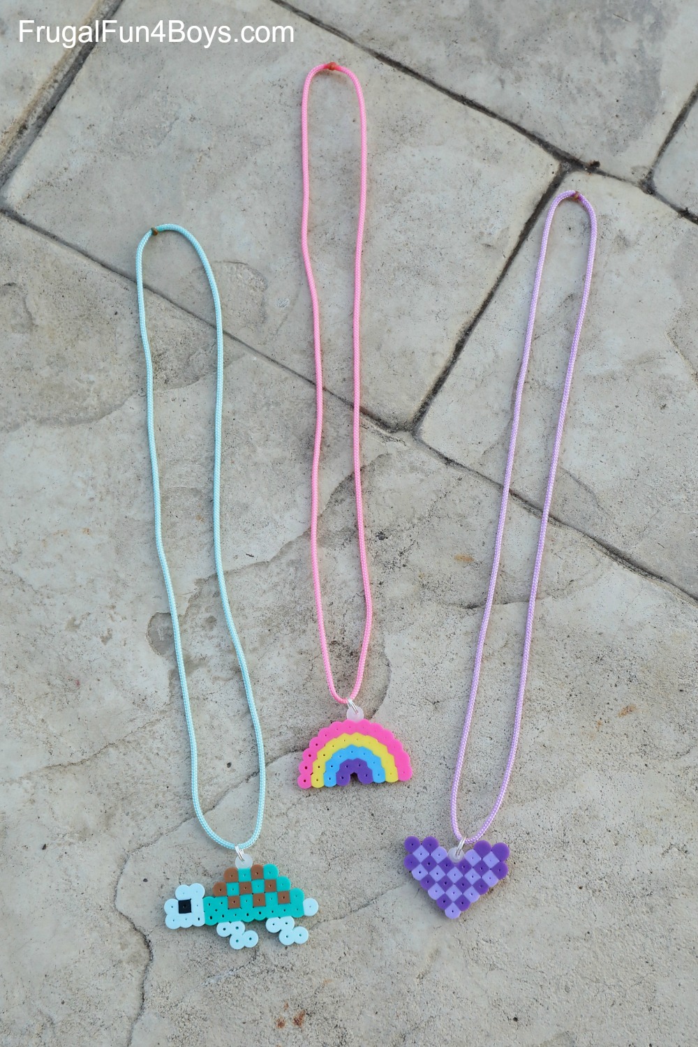 DIY Personalised Name Alphabet Rainbow Beaded Necklace | Dana Levy Ltd