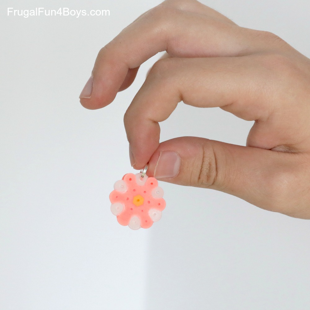 Perler Bead Ideas: Necklace Craft - Frugal Fun For Boys and Girls