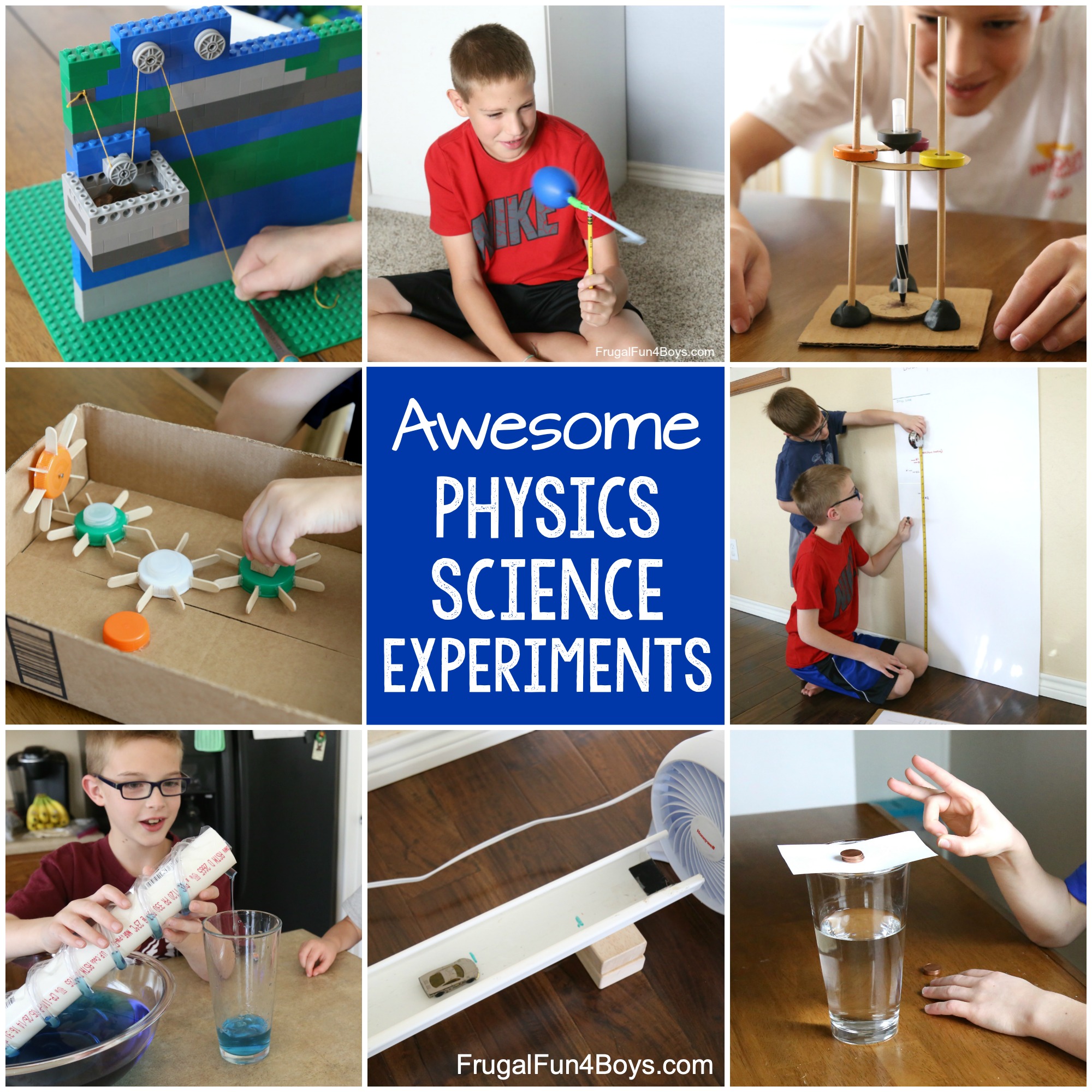 physics experiments based on light