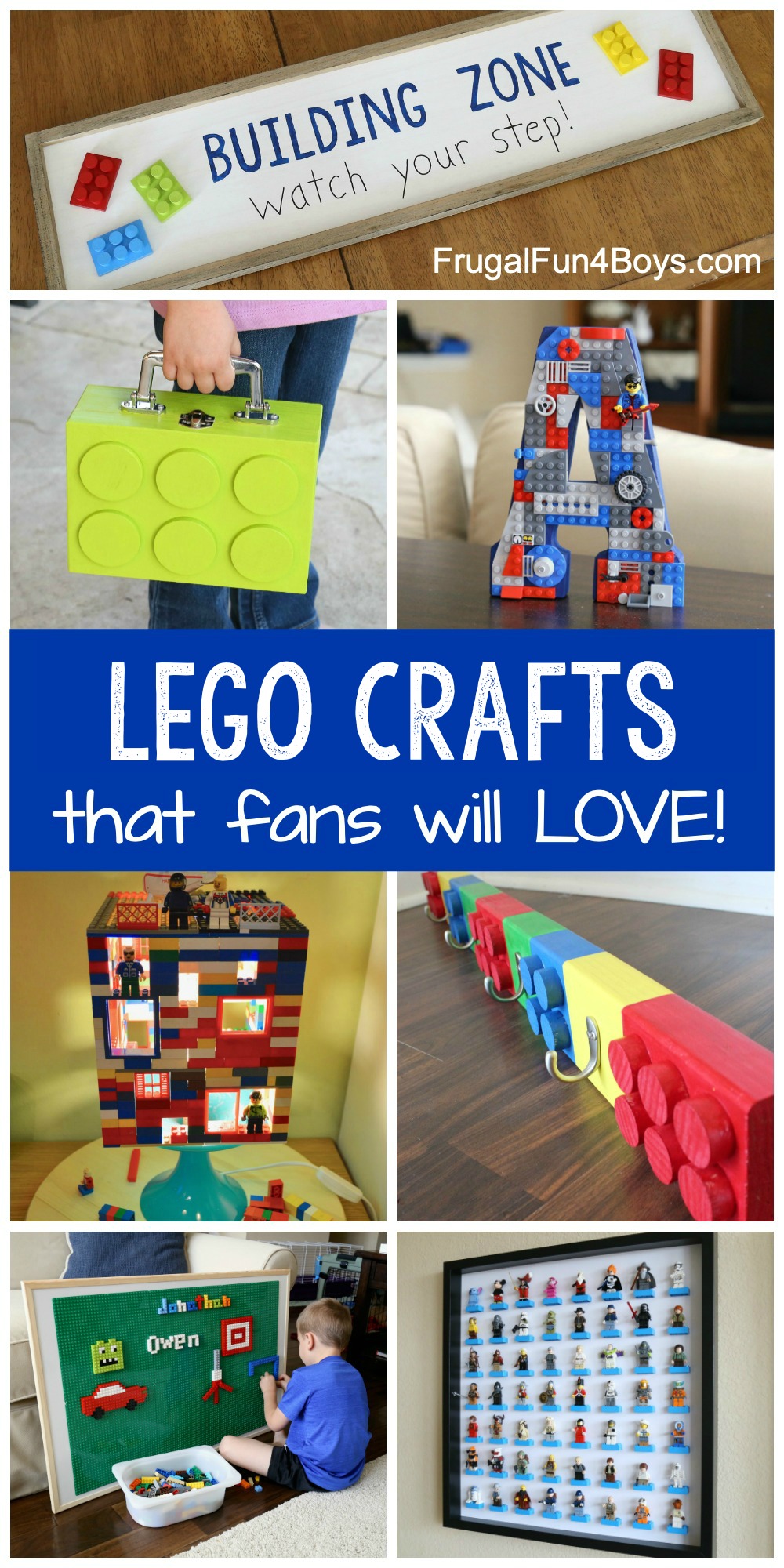Awesome DIY LEGO Crafts and Decor Projects - Frugal Fun For Boys and Girls