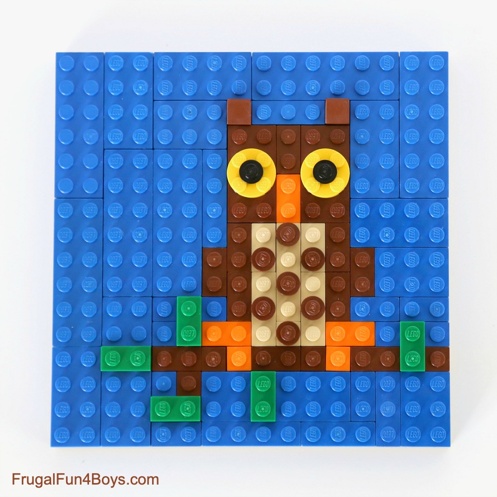 LEGO Animal Mosaic Building Cards Frugal Fun For Boys And Girls