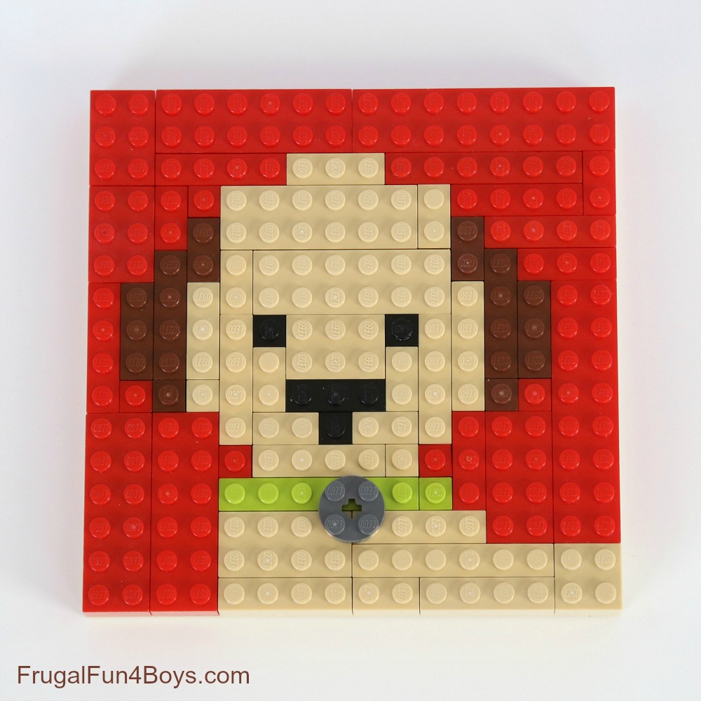 LEGO Animal Mosaic Building Cards - For Boys and Girls