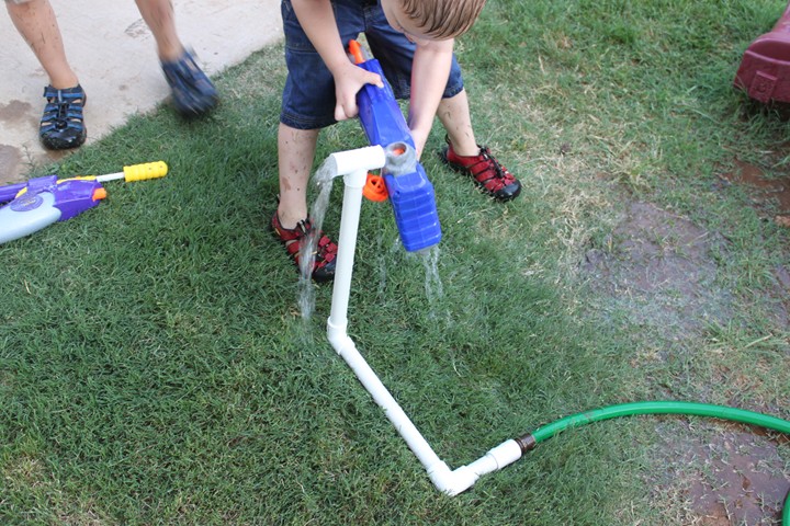 Make Your Own Sprinkler with PVC Pipes How To Make A Boom Sprayer Out Of Pvc Pipe