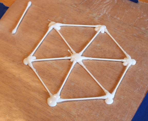 Q-tip Style Snowflakes