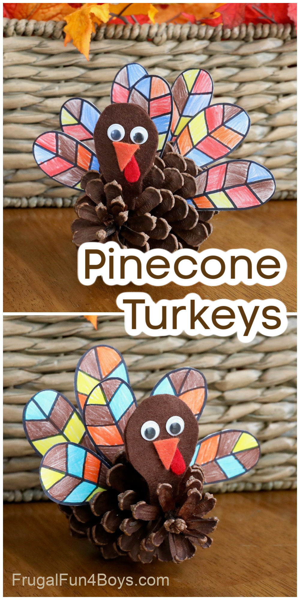Pine Cone Turkeys