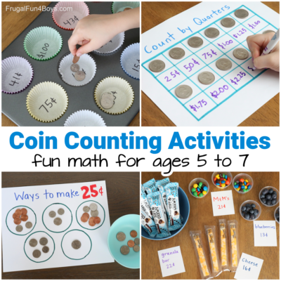 Four Activities for Coin Counting Practice