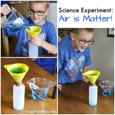 Science Demonstration:  Air Takes Up Space