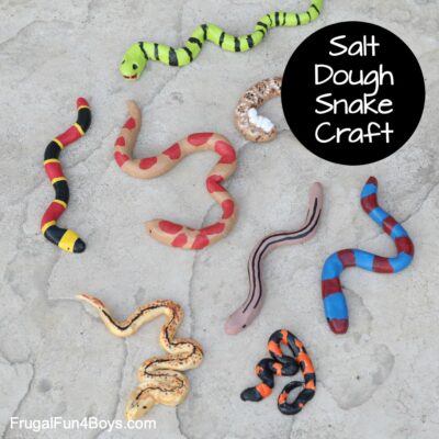 Salt Dough Snake Craft