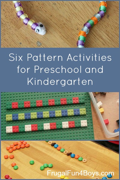 Pattern Activities for Preschoolers and Kindergartners - Frugal Fun For