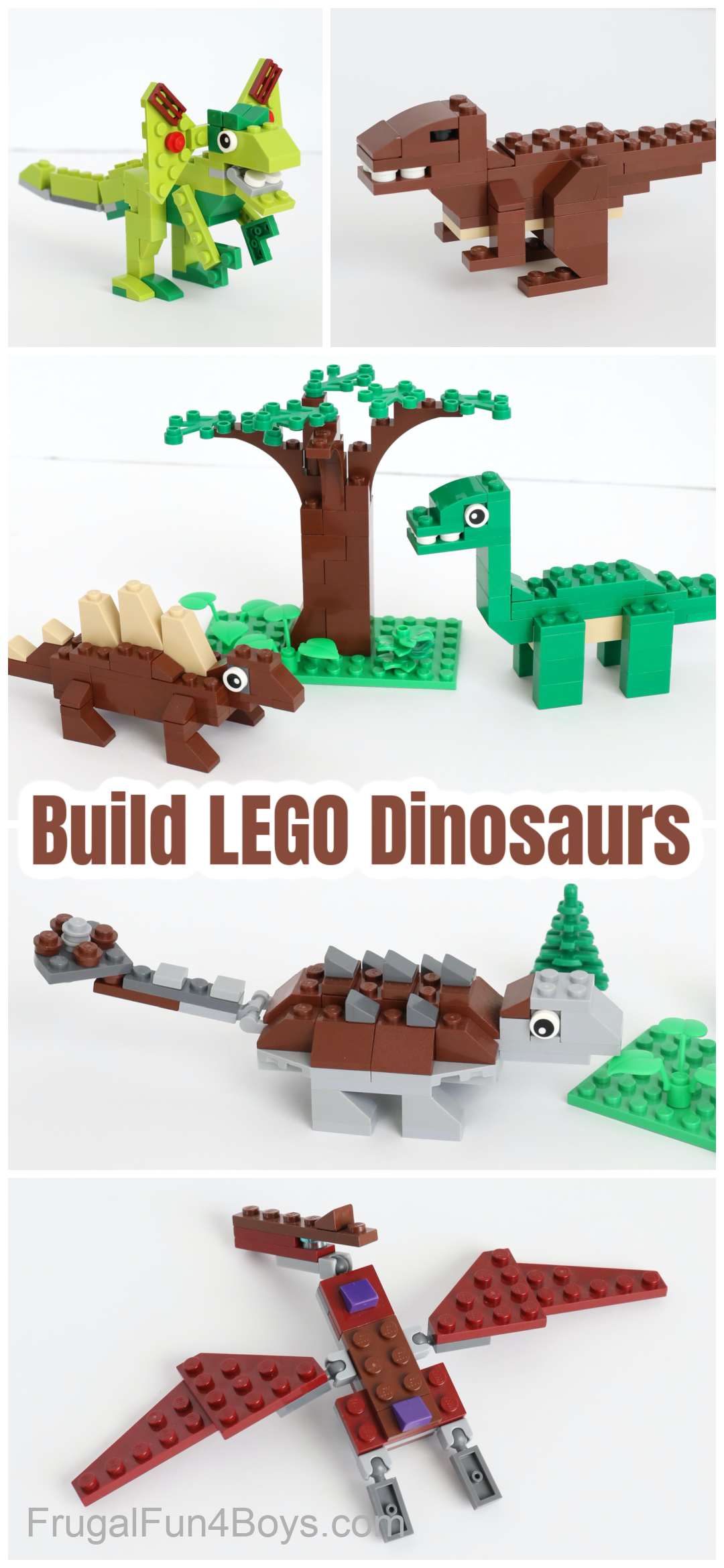 sindsyg finansiere komfortabel Five LEGO Dinosaurs to Build - Frugal Fun For Boys and Girls