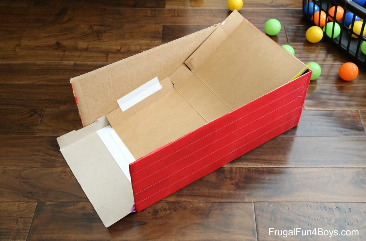 Laundry Basket Skee Ball (With Ball Pit Balls!) - Frugal Fun For Boys