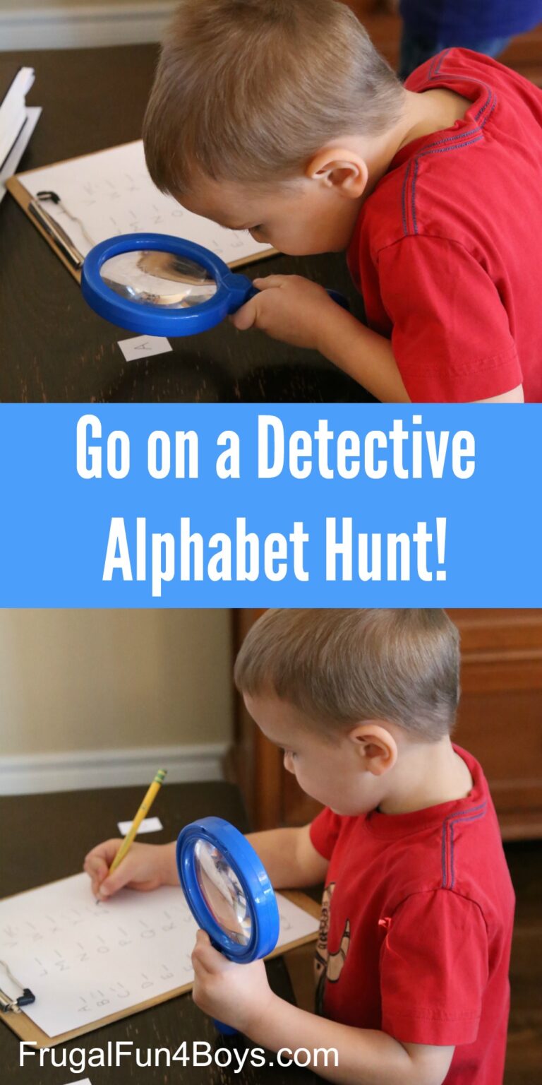 Go on a Detective Alphabet Hunt! A Letter Learning Activity for ...