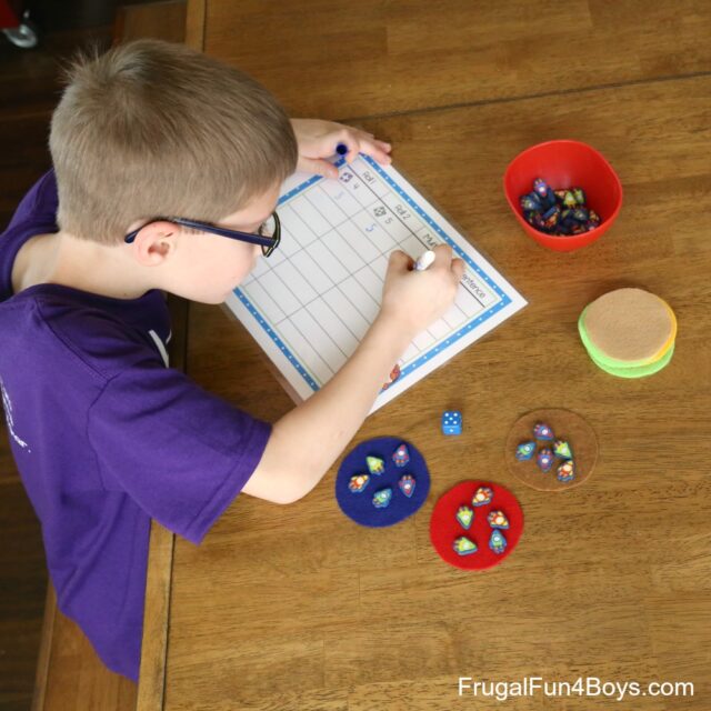 Multiplication Games with Dice - Frugal Fun For Boys and Girls