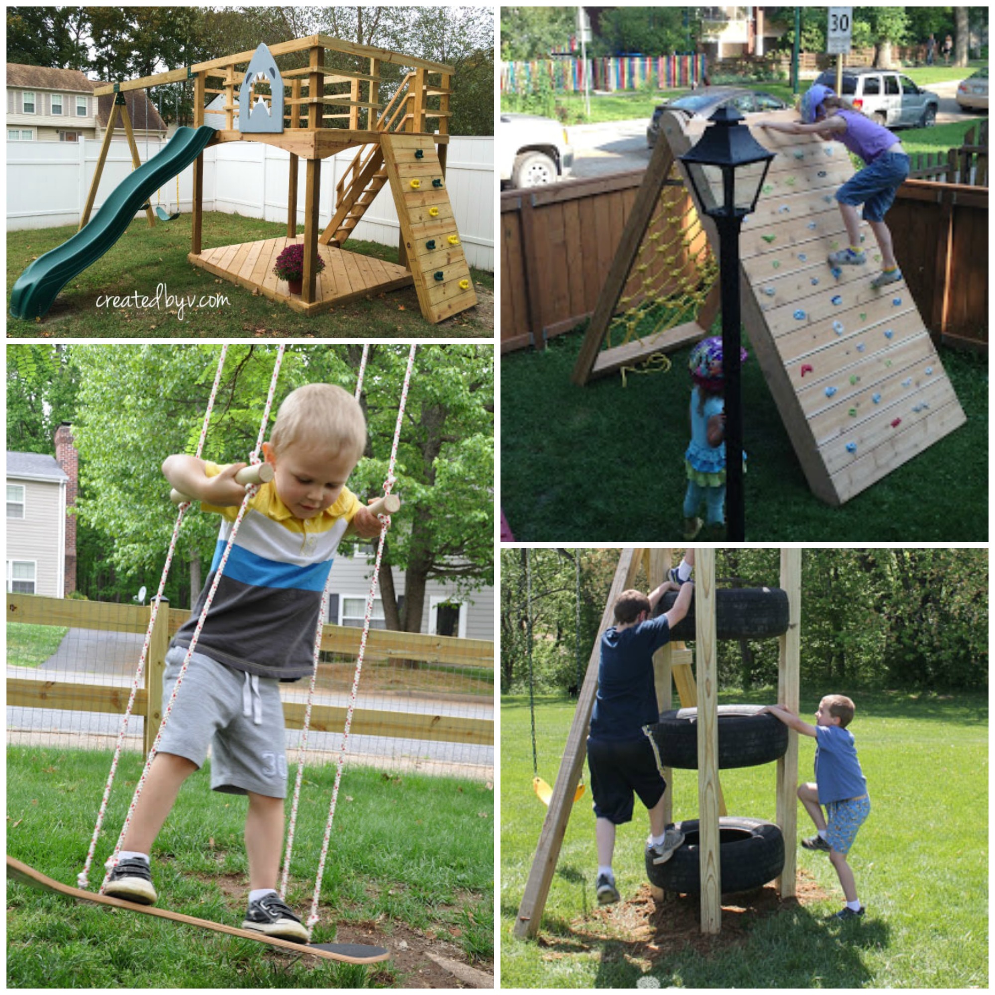 DIY Backyard Playground for kids