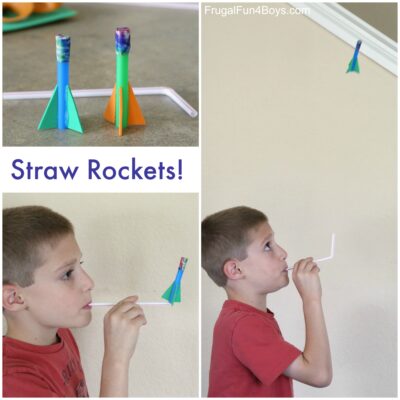 How to Make Easy Straw Rockets