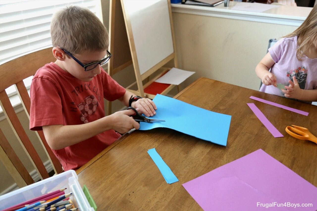 STEM Challenge: One-Piece-of-Paper Paper Chain Contest - Frugal Fun For ...