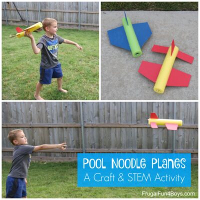 These pool noodle planes will really fly!