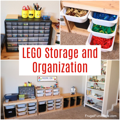 LEGO Storage and Organization for More Efficient Building