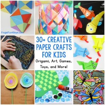 Paper Crafts for Kids: 30 Fun Projects You'll Want to Try - Frugal Fun ...