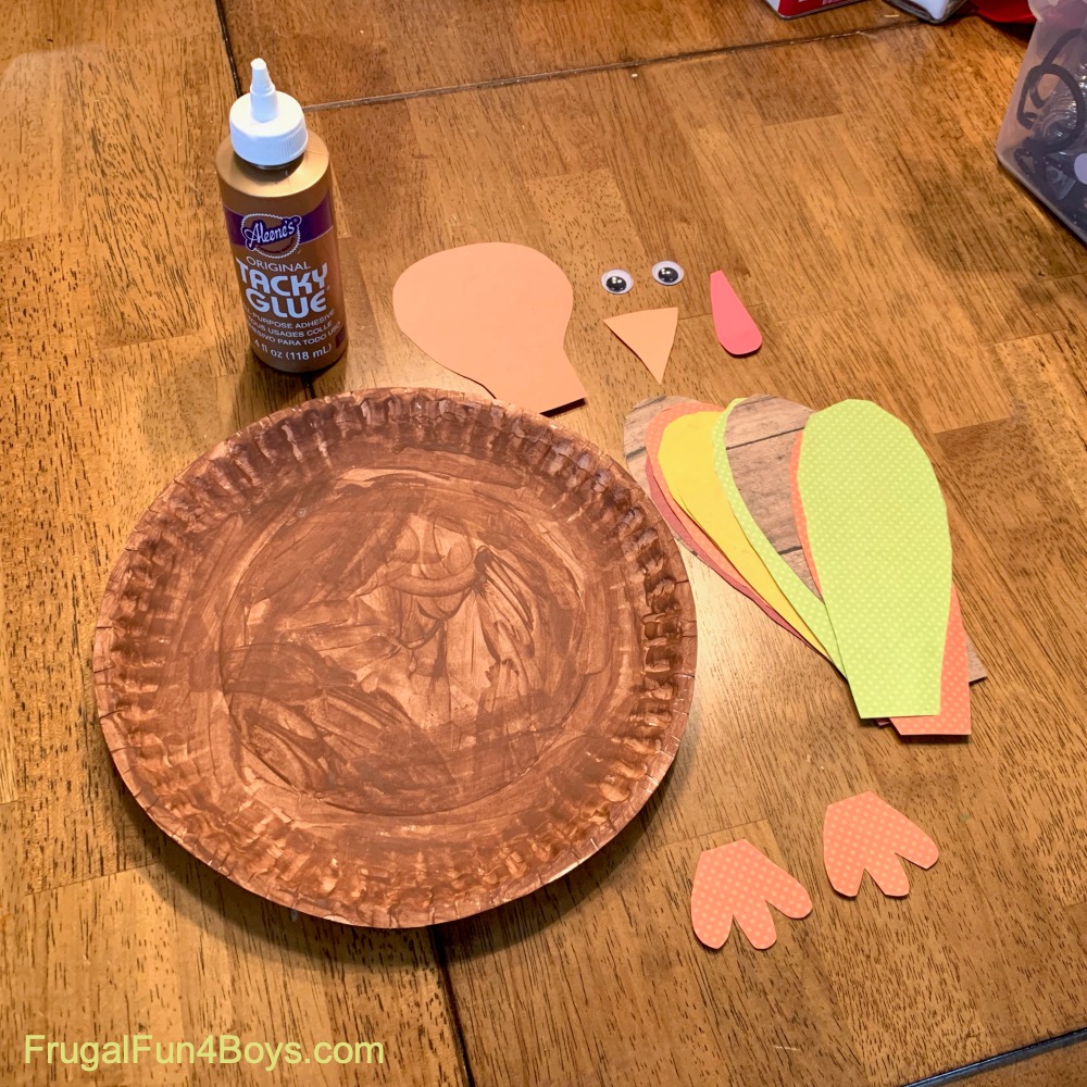 How to Make a Paper Plate Turkey Craft