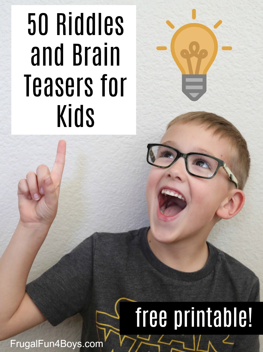 50 Riddles and Brain Teasers for Kids - Free Printable! - Frugal Fun For  Boys and Girls