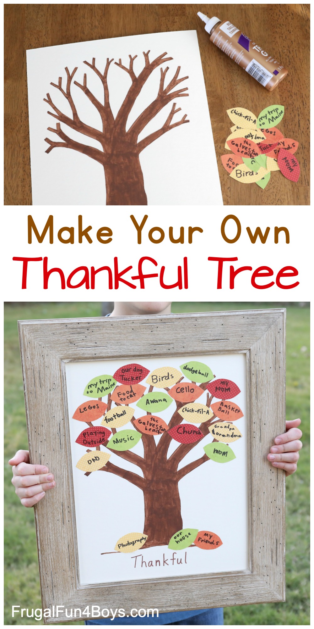 How to Make a Thankful Tree