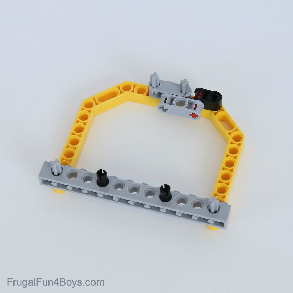 Light Gray 3-hole Dbl X Pin Connector Bricks ~ Technic ~ Lego ~ NEW 6 
