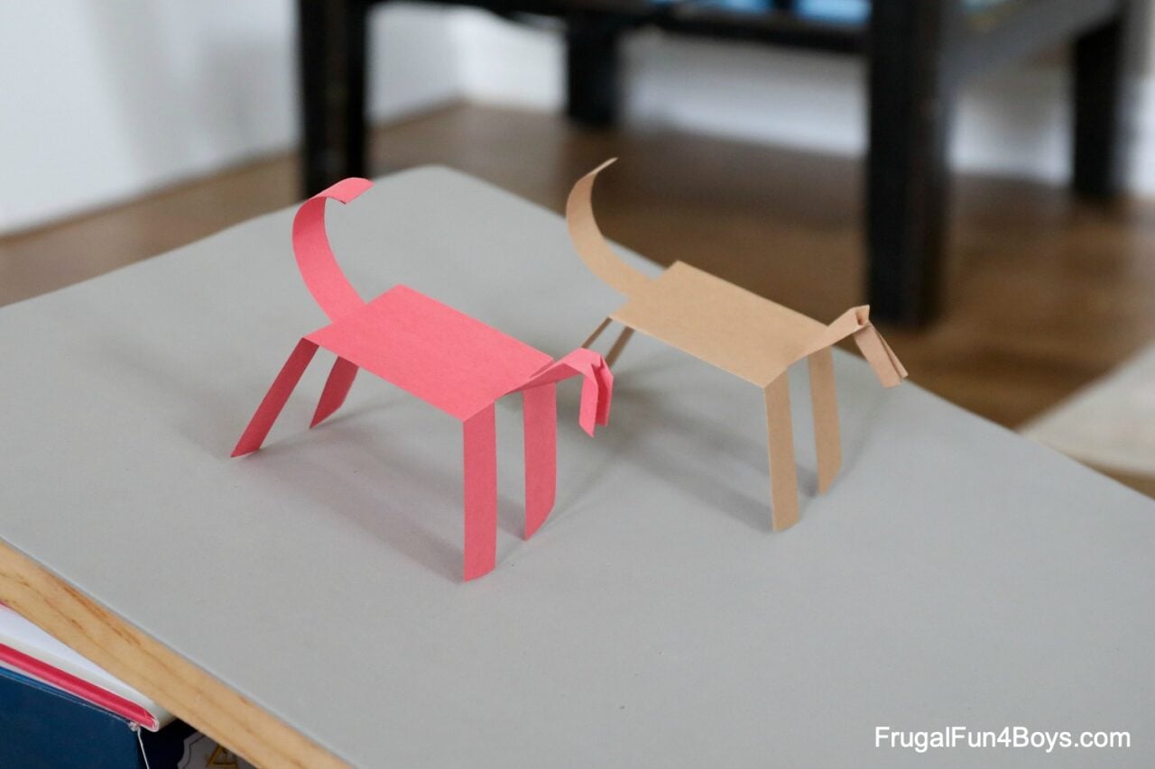 Make a Paper Tumbling Toy - Frugal Fun For Boys and Girls