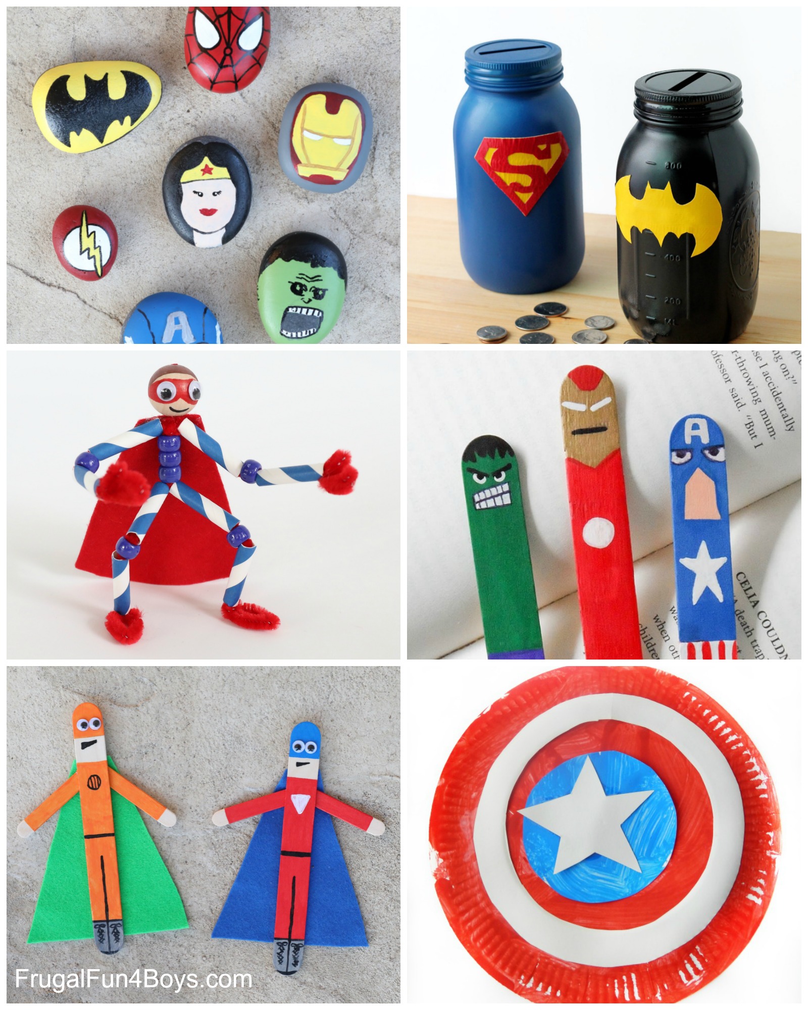 Superhero Week Crafts Activities And Learning Activities Frugal