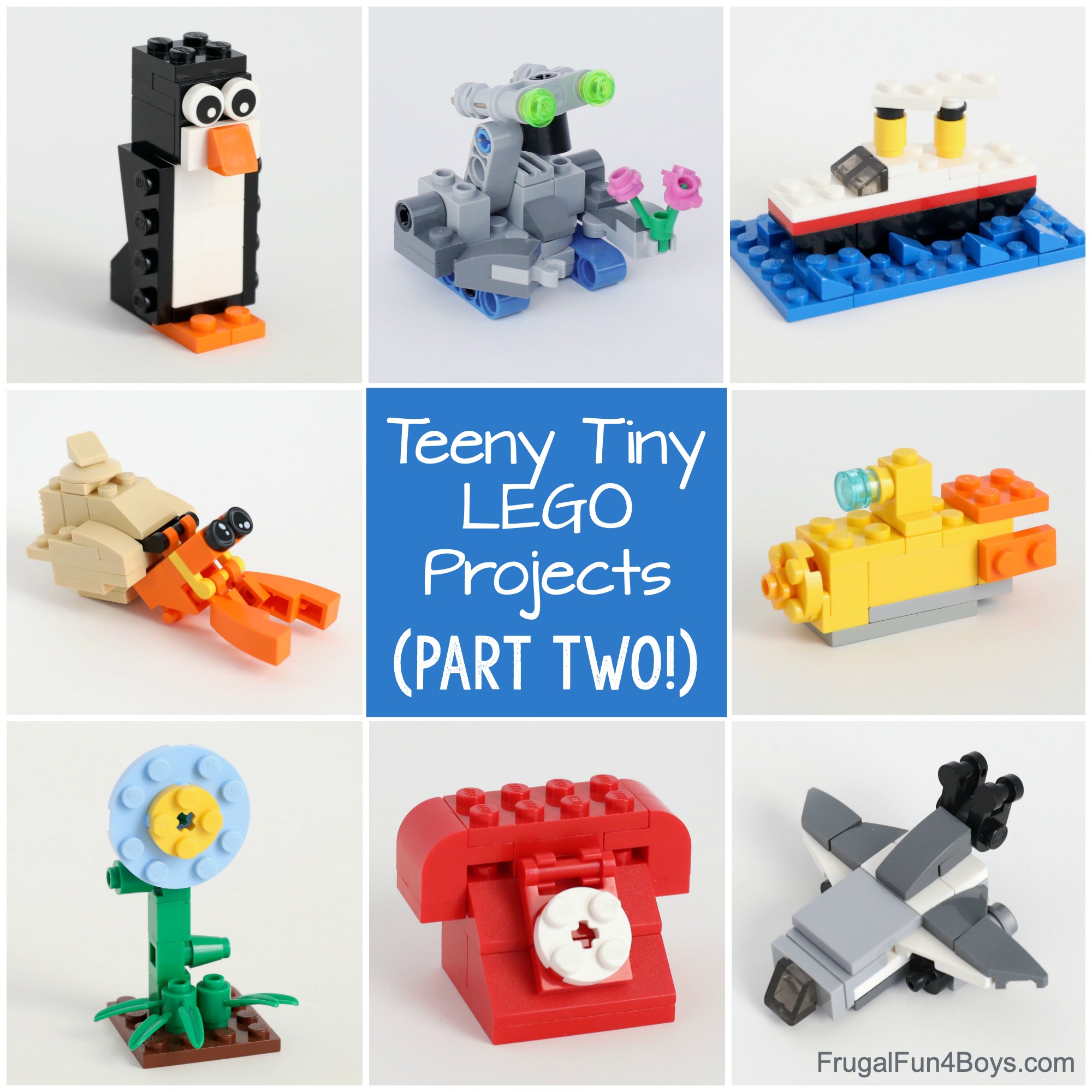 Tiny Mini LEGO Projects