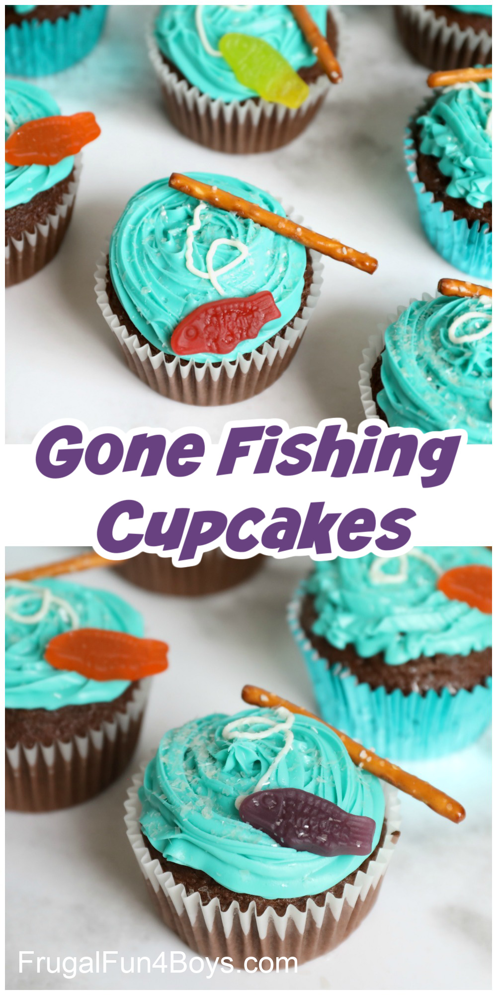 Gone Fishing Cupcakes