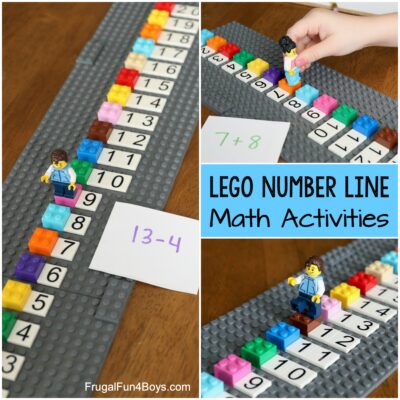 Build a LEGO Number Line