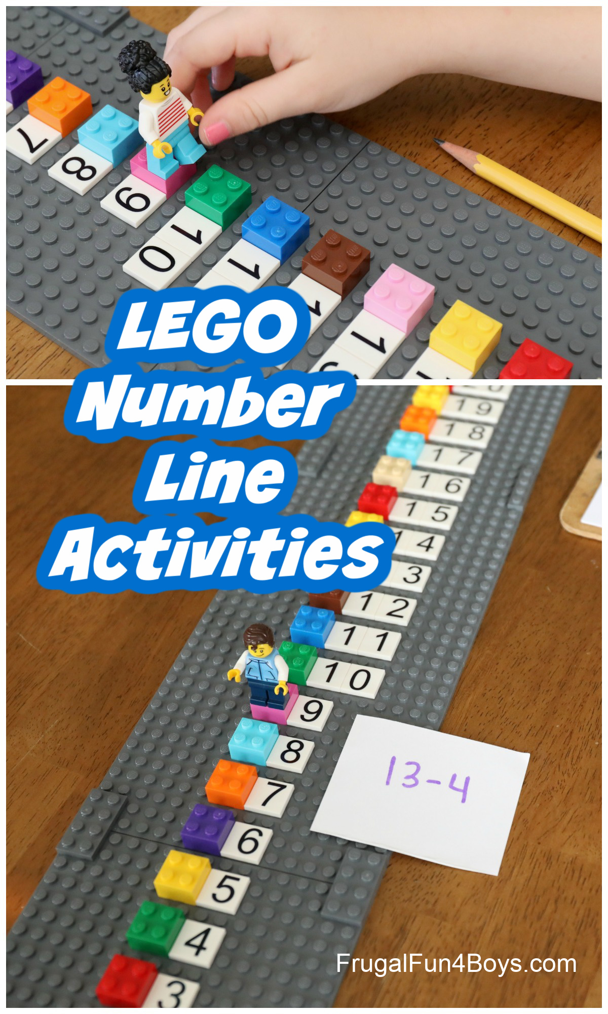 LEGO Number Line Activities