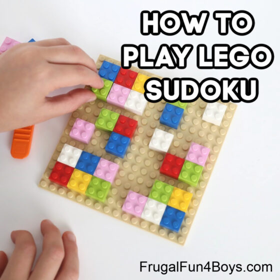 Make Your Own LEGO Sudoku Game Frugal Fun For Boys And Girls