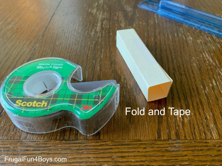 Make a Paper Tumbling Toy - Frugal Fun For Boys and Girls