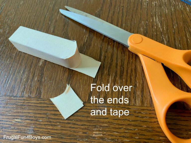 Make a Paper Tumbling Toy - Frugal Fun For Boys and Girls