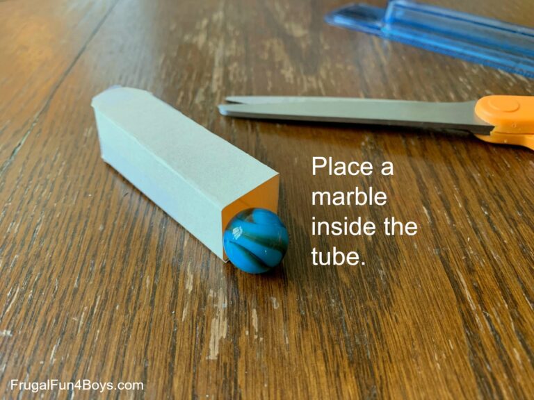 Make a Paper Tumbling Toy - Frugal Fun For Boys and Girls