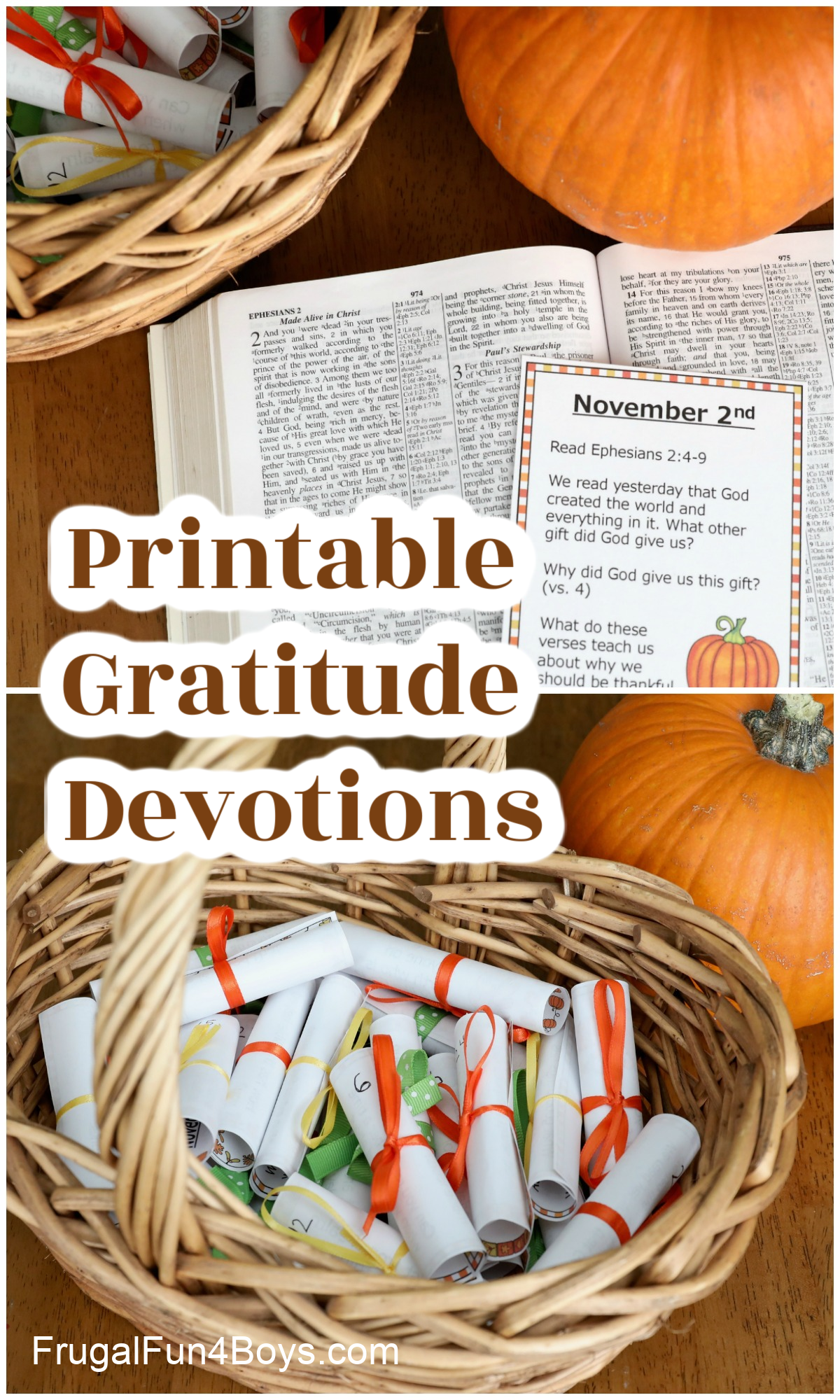 Printable Family Gratitude Devotions Frugal Fun For Boys And Girls
