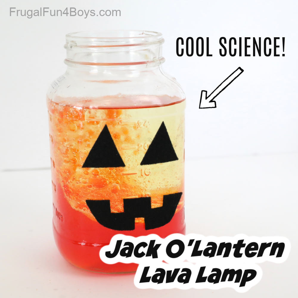 Jack O'Lantern Lava Lamp